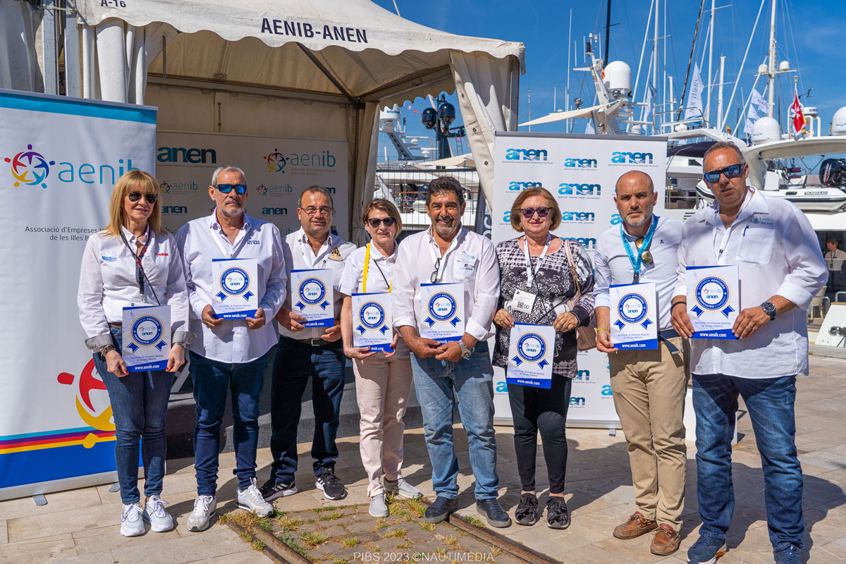 Las empresas asociadas a AENIB sacan pecho en el Salón Náutico de Palma